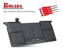 A1495 A1406 Laptop Battery Replacement for MacBook Air 11'' A1465 A1370 (Mid 2011 2012 2013 Early 2014 2015 Version) MC968 MD223 MC506LL MD711 MC965LL 020-7376-A 020-7377-A