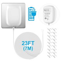 24V Power Adapter, UL Certificated Doorbell Transformer for Ring Doorbell, C - Wire Thermostat Adapter Compatible with Nest, Ecobee, Honeywell and Sensi Smart Thermostat - White