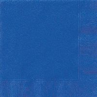 Royal Blue Paper Napkins, 50ct