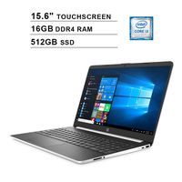 2020 HP Pavilion 15.6 Inch Touchscreen Laptop, Intel 2-Core i3-1005G1 up to 3.4GHz, Intel UHD Graphics, 16GB DDR4 RAM, 512GB SSD, HDMI, WiFi, Bluetooth, Webcam, Windows 10 Home