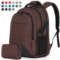 Keytang Laptop Backpack, Water Resistant School Backpack With USB Charging Port
