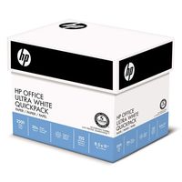Office Ultra-White Paper, 92 Bright, 20lb, 8-1/2 x 11, 500/Ream, 5/Carton, Sold as 2500 Sheet