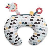 Boppy Tummy Time Prop Pillow, Black White & Rainbow