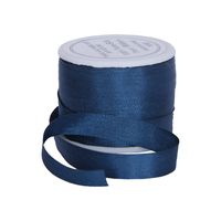 Threadart 100% Pure Silk Ribbon - 7mm Navy - No. 590-3 Sizes - 50 Colors