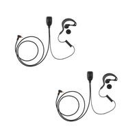 2 Pack Maxtop AEH1003-M12 G-Sharp Earhanger Earphone for Motorola SL1K SL1M SL7550 SL7580 SL7590 SL300 SL500