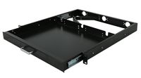 Raising Electronic 1U Rack Mount Sliding Keyboard Tray Cantilever for Server Data Network Rack