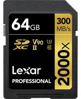 Lexar Professional 2000x 64GB SDXC UHS-II Card