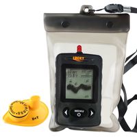 Lucky Wireless Black Dot Matrix Fish Finder with Waterproof Bag