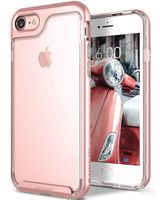 Caseology Skyfall for Apple iPhone 8 Case (2017) / for iPhone 7 Case (2016) - Clear Back & Slim Fit - Rose Gold