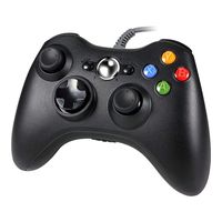 Honyuton Xbox 360 Game Controller for Windows and Xbox 360 Console(Black)