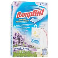 DampRid Lavender & Vanilla Hanging Moisture Absorber, 3 ct, 42 oz