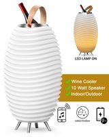 Kooduu Synergy Wireless Indoor or Outdoor Bluetooth Speaker, LED Glow Light and Ice Bucket in One, Pro 50