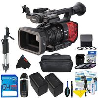 Panasonic AG-DVX200 4K Handheld Camcorder with Four Thirds Sensor and Integrated Zoom Lens + Pixi-Advanaced Accessory Kit - International Version