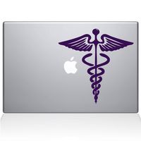 The Decal Guru Medical Symbol MacBook Decal Vinyl Sticker - 13" MacBook Pro (2015 & Older) - Lavender (1127-MAC-13P-LAV)