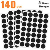 Magnets with Adhesive Backing Magnetic Tape Magnet Strips - Perfect for Crafts & DIY Projects, Hanging & Organizing Light Objects at Home Office or Warehouse, 140Pcs