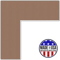 17x27 Hazelnut / Sandpiper Custom Mat for Picture Frame with 13x23 opening size (Mat Only, Frame NOT Included)