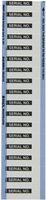 Brady WOAF-34 Aluminum Foil Tape Inventory Control Labels , Black On White,  1.500" x 0.500"  (38.100 Mm x 12.700 Mm),  Legend "Serial No."  (18 Per Card,  1 Card Per Package)
