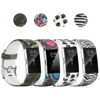 honecumi Colorful Watch Band Replacement for Fitbit Charge 2 Wrist Strap for Men & Women Quick Release Strap Band Compatible with Fitbit Charge 2 Smart Watch-Large Size-4pcs