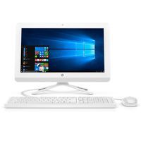 HP 19-inch All-in-One Computer, Intel Celeron J3355, 4GB RAM, 1TB hard drive, Windows 10 (20-c210, White) (Certified Refurbished)