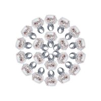 Bachelorette Party Light Up Rings Engagement Diamond Rings - 20 Packs by ROUNDSQUARE