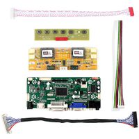 HDMI+VGA+DVI+Audio Input LCD Controller Board for HSD190MEN4 M170EN06 17" 19" 1280x1024 4CCFL 30Pins LCD Panel