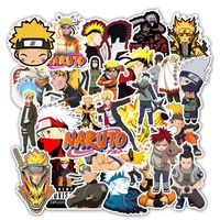 Ratgoo 50 Pcs Waterproof Vinyl Stickers of Cartoon Comic Anime Naruto to Baby Toddler Infant Kids Teens Boys Adult for Laptop Water Bottle Computer Mac Pad Phone Case Hydro Flask Car Bumper Bicycle