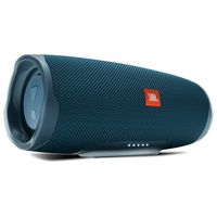 JBL Charge 4 Waterproof Portable Wireless Bluetooth Speaker Bundle - Pair (Blue/Gray)
