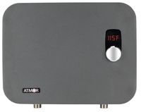 Atmor AT-910-18TP ThermoPro 18 kW / 240V 3.7 GPM Digital Thermostatic Tankless Electric Instant Water Heater, kW/240V, Dark Grey