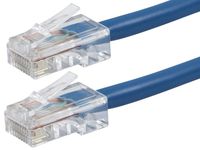 Buhbo 10 ft CAT 5E UTP Ethernet Network Non Booted Patch Cable, Blue