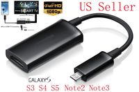 FYL MHL to HDMI Cable Adapter USB MICRO For Samsung Galaxy Note 4 N9100 S5 i9600