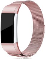 LouisTech Adjustable Metal Bands, Compatabile for Fitbit Charge 2 Band,Stainless Steel Replacement Bracelet Strap with Unique Magnet Lock for Fitbit Charge 2 Device