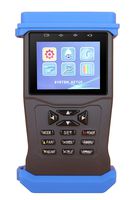 Camera CCTV Security Monitor Tester, Cable Wire Video Audio Pro Ptz 3.0MP Test HD-TVI CVI AHD Analog System with LCD Rechargeable Battery, Surveillance 11+12V Power Generator Equipment Tool