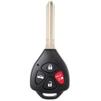 SCITOO Compatible with 1X4 Button New Key Fob fit Keyless Entry Remote Fob Uncut Replacement Ignition Car Key 06-12 Scion xB ToyotaCorolla Avalon HYQ12BBY