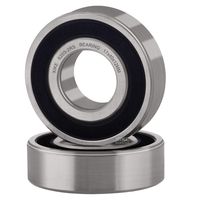 XiKe 2 Pcs 6203-2RS Double Rubber Seal Bearings 17x40x12mm, Pre-Lubricated and Stable Performance and Cost Effective, Deep Groove Ball Bearings.