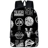 JUNG KOOK Kpop BTS GOT7 Backpack Laptop Bag Jimin SUGA V Messenger Bag