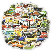 Cartoon Car Stickers, 50 Pcs Waterproof Vinyl Stickers for Laptop Car Bike Luggage Helmet Water Bottle
