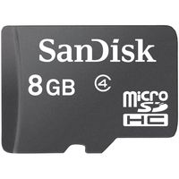SanDisk 8GB MicroSDHC Card  (SDSDQ 008G A11M)