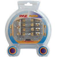 PYLE PLDFU4 Waterproof Quad 40 Amp Fuse Holder