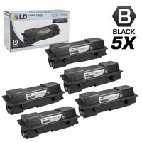 LD Compatible Toner Cartridge Replacement for Kyocera TK-1142 (Black, 5-Pack)