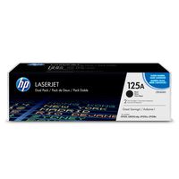 HP 125A | CB540AD | 2 Toner Cartridges | Black