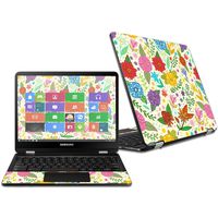 MightySkins Skin Compatible with Samsung Chromebook Pro 12.3" - Flower Garden | Protective, Durable, and Unique Vinyl Decal wrap Cover | Easy to Apply, Remove, and Change Styles | Made in The USA