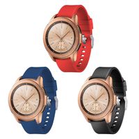 QINICHEN Compatible for Samsung Galaxy Watch 42mm Bands, Samsung Galaxy Watch Active 40mm (3PACK C, Small(5.6"-7.5"))