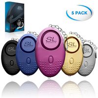 SLFORCE Personal Alarm Siren Song - 130dB Safesound Personal Alarms for Women Keychain with LED Light, Emergency Self Defense for Kids & Elderly. Security Safe Sound Whistle Safety Siren
