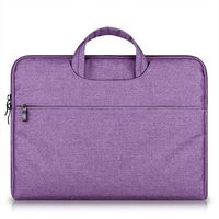 15-15.6 inch Laptop Handbag, elecfan Portable Water Resistant Macbook Sleeve Case Compatible 15.6" Display Acer ASUS Dell HP Toshiba Chromebook Ultrabook Samsung Tablet w/Accessory Slim Bag,Purple