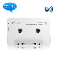 Car Audio Receiver, Bluetooth Cassette Receiver Tape Aux Adapter Player with Bluetooth 5.0, White
