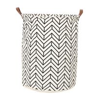 Adeliber Large Sized Canvas Storage Baskets with Handle,Collapsible & Convenient Home Organizer Containers(50 40cm(62L))