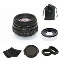 NEW 35mm F1.6 CCTV C-Mount APS-C Lens + C-FX Lens Adapter Kit for fujifilm XT-10 XA2 XT2