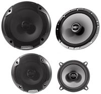 Package: Alpine Spe-6000 6.5" 2 Way Pair of Car Speakers + Alpine Spe-5000 5.25" 2 Way Pair of Car Speakers