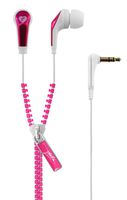Little Mix Slick Zip Headphones PINK/WHITE colour