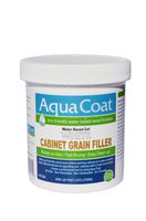 Aqua Coat, Best White Cabinet Wood Grain Filler, White Gel, Water Based, Low Odor, Fast Drying, Non Toxic, Environmentally Safe (Pint)
